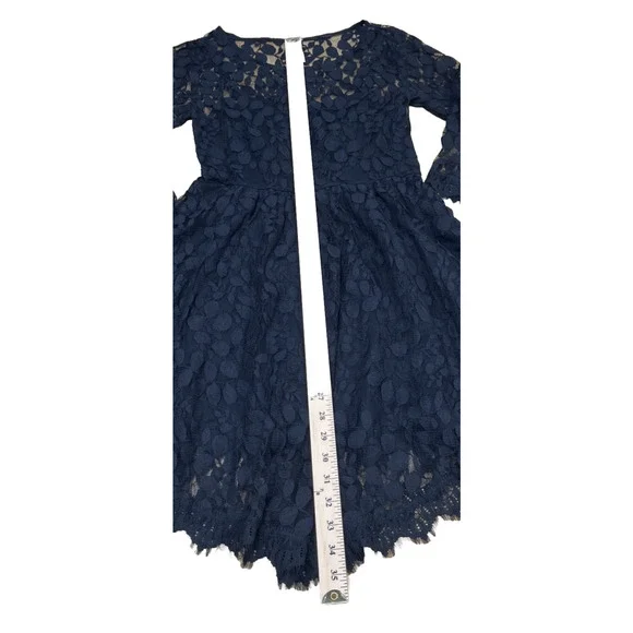 Free People Whimsygoth Mini Dress Size 2 Witchy Grunge Asymmetric Dark Romantic - Picture 12 of 12